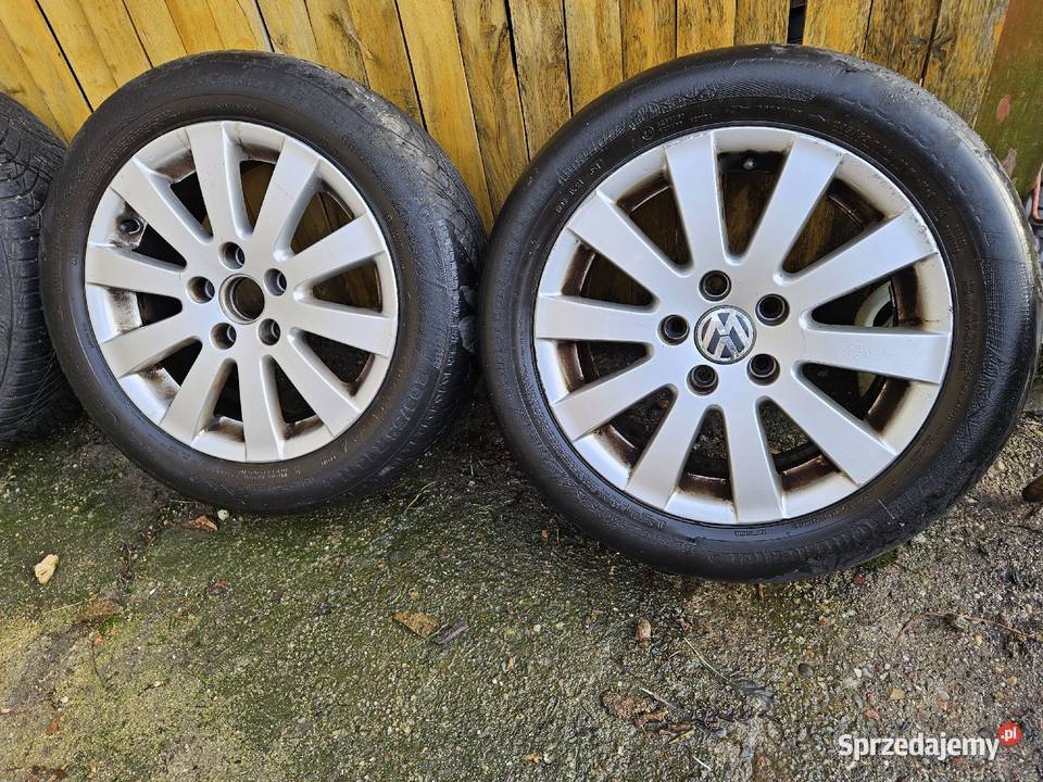 Sprzedam alufelgi 5x112 z oponami lato 2155016 Kwietno