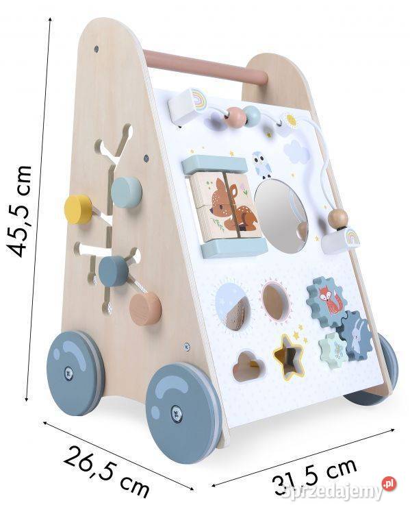 Drewniany chodzik pchacz wózek edukacyjny Bielsk Podlaski