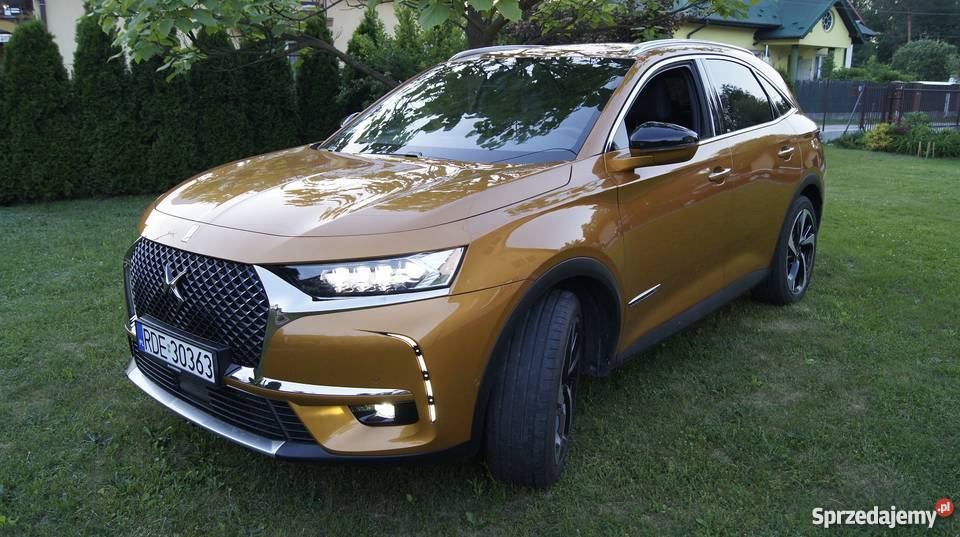 DS 7 Crossback 20 BlueHDi polski salon 2018r elektrycznie ustawiane fotele DS Czarna