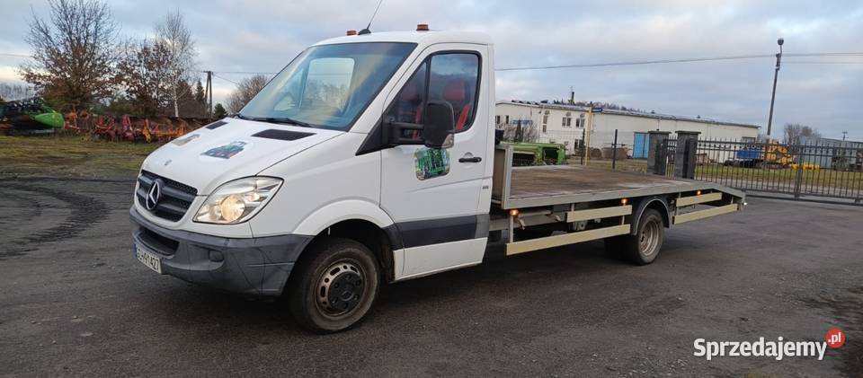 Mercedes Sprinter 413 11 r Laweta Najazd Faktura Zarejestrowany w Polsce Łobżenica