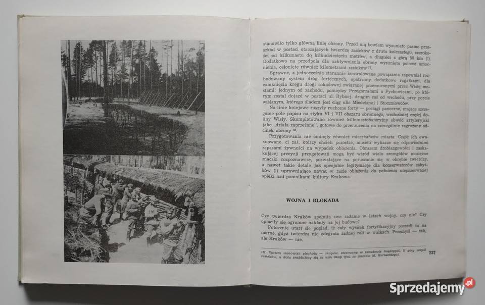 Warownie i zieleń twierdzy Kraków Janusz Bełchatów sprzedam