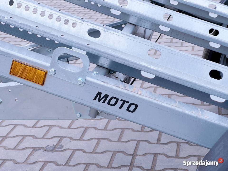 Przyczepa TEMARED MOTO 3 PREMIUM na 3 motocykle niskopodłogowe