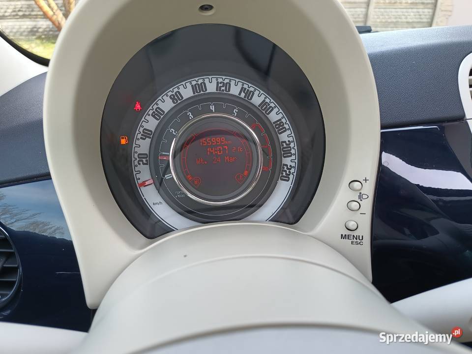 Fiat 500 turbo 900cc SZYBER DACH czujnik zmierzchu