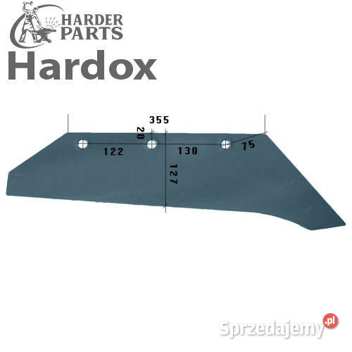 Lemiesz 300ha HARDOX 1902740P części do pługa nieuszkodzony Suwałki