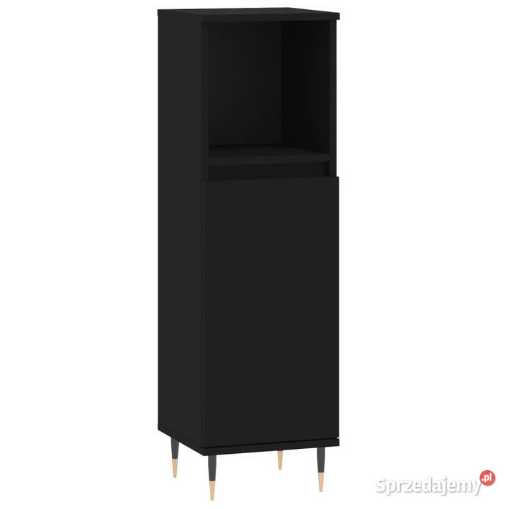 Szafka łazienkowa czarna 30x30x100 materiał Warszawa sprzedam