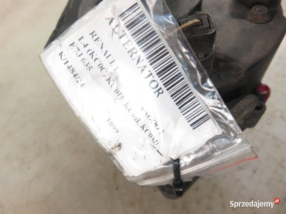 ALTERNATOR RENAULT KANGOO I 14 Układ elektryczny silnika Układ elektryczny silnika małopolskie sprzedam