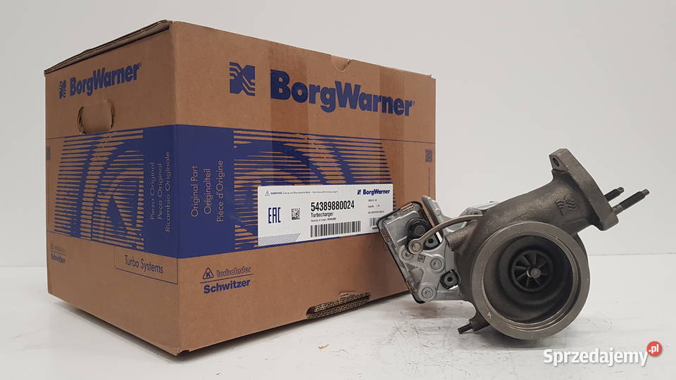 Nowa turbosprężarka BorgWarner KKK 54389880024 54389700024