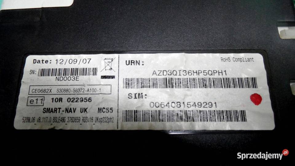 HYUNDAI SANTA FE II 09r moduł GPS CE0682X świętokrzyskie