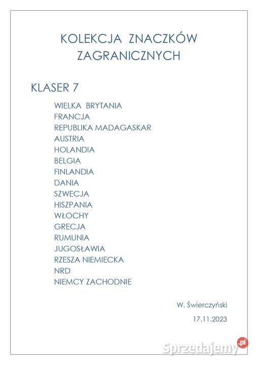 Sprzedam historyczne znaczki ZAGRANICZNE z Staroźreby sprzedam