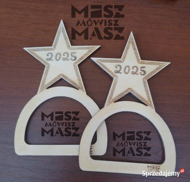 Pierścień drewniany z motywem bożonarodzeniowym Racot sprzedam