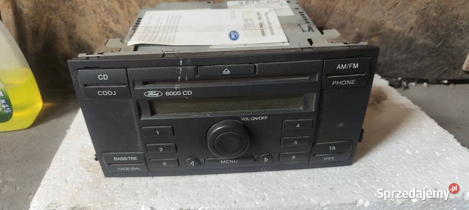 Radio ford z kodem sprawne mazowieckie Zwoleń