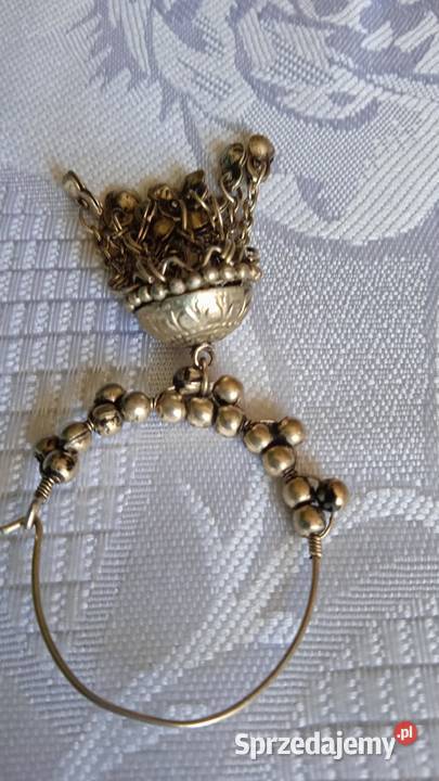 MAROKAŃSKIE BRZĘCZĄCE POSREBRZANE KOLCZYKI Kolczyki Piła sprzedam