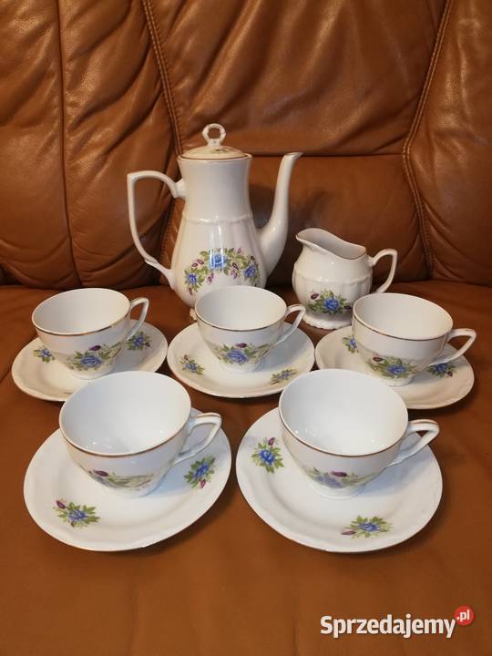 Stary serwis porcelanowy Bolesławiec lata 70te mazowieckie