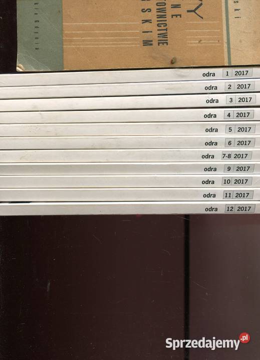 Odra Miesięcznik Rocznik 2017 Komplet zachodniopomorskie sprzedam