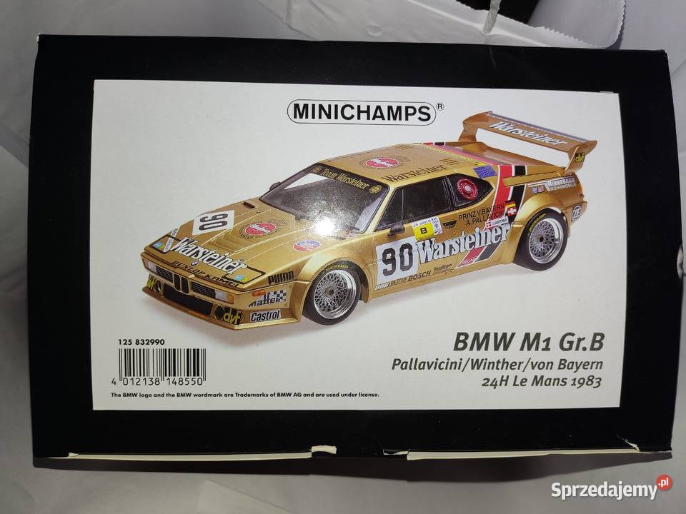 Model samochodu 112 BMW M1 GRB Le Mans 1983 Głuchołazy sprzedam