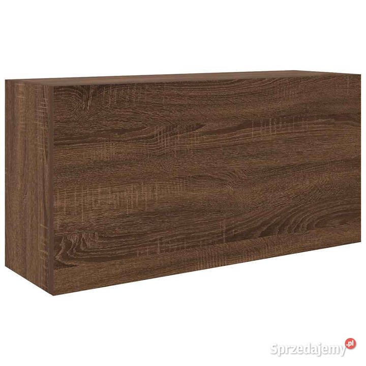 Wisząca szafka łazienkowa brązowy dąb 80x25x40 Warszawa