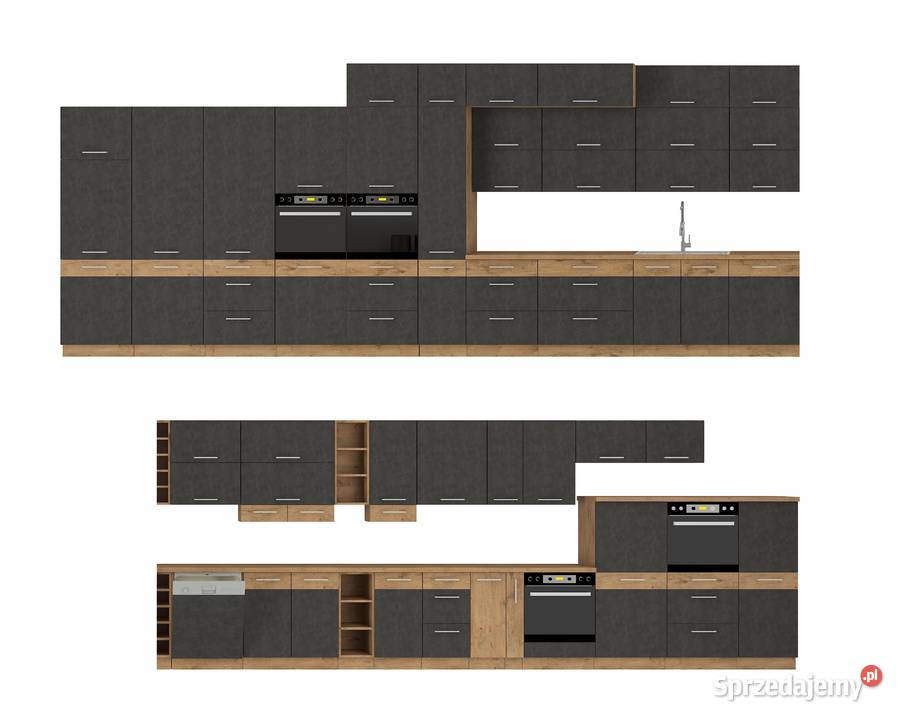 MEBLE KUCHENNE SZAFKI VIGO MATERA SZCZOTKOWANY