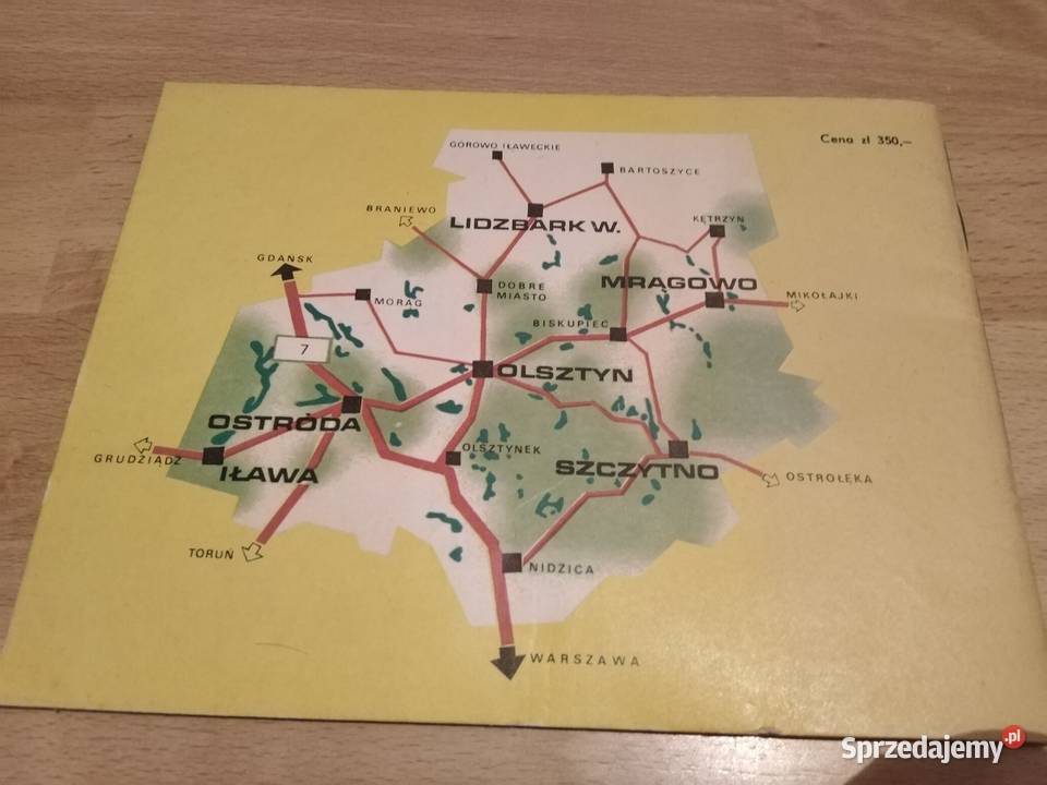 Przewodnik Album Olsztyn Ladt Ein 1980 dolnośląskie