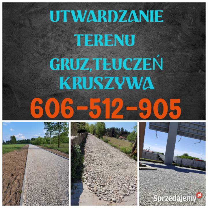 Przekrusz betonowy Gruz Kruszony gruz drobny z Radom