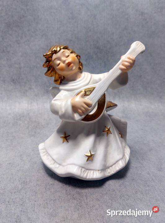 GOEBEL Aniołek z mandoliną Weihnacht W Germany Świnoujście