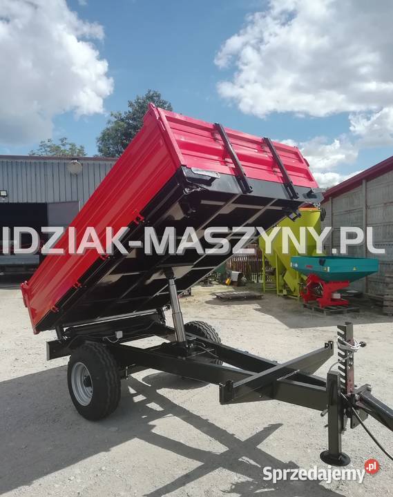Przyczepa jednoosiowa EuroMasz 3t wywrotka 3 Radomsko