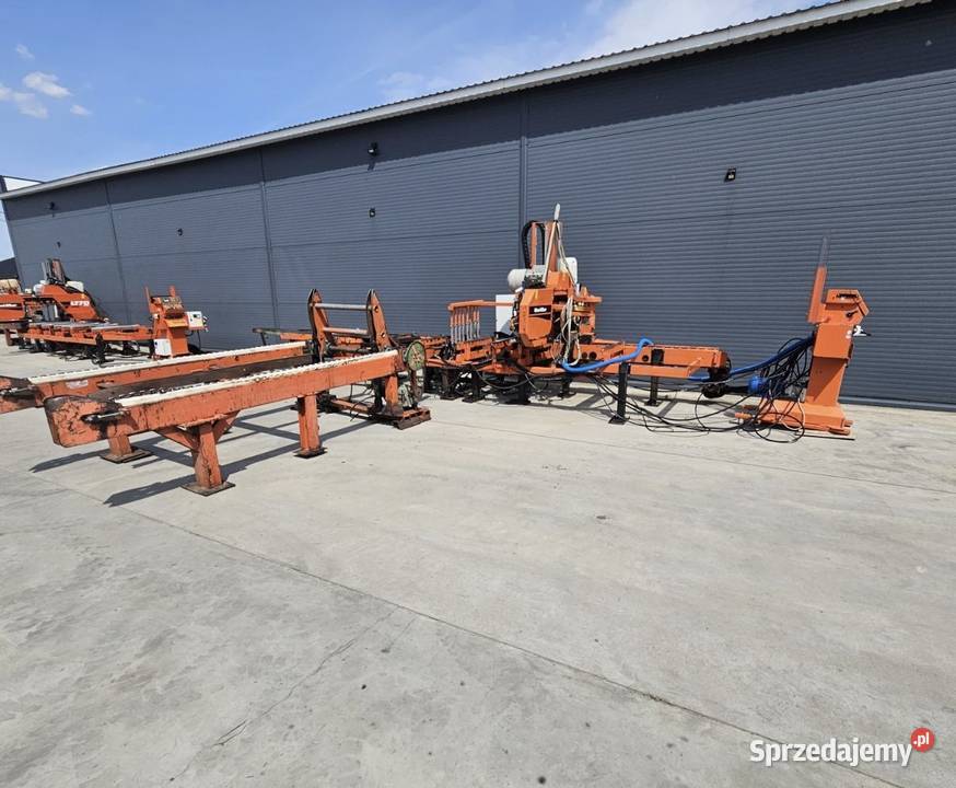 Trak taśmowy wood mizer LT70 rampa zrzut