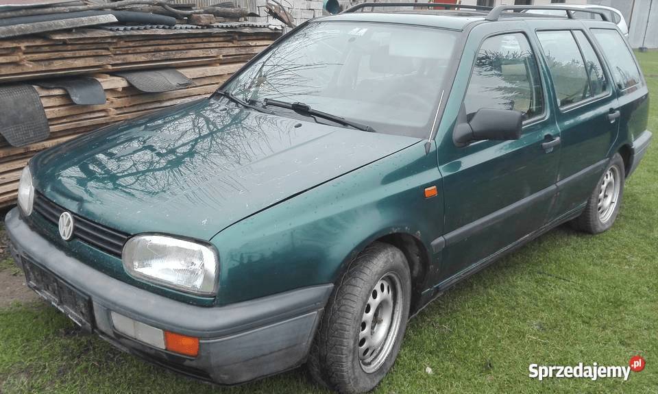 Zderzak przedni vw golf 3 green draon