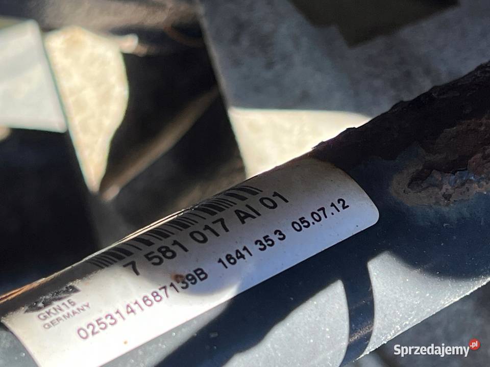 BMW F11 ZAWIESZENIE TYŁ TYLNE WÓZEK ZWROTNICE