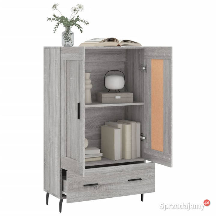 Wysoka szafka szary dąb sonoma 695x31x115 Warszawa