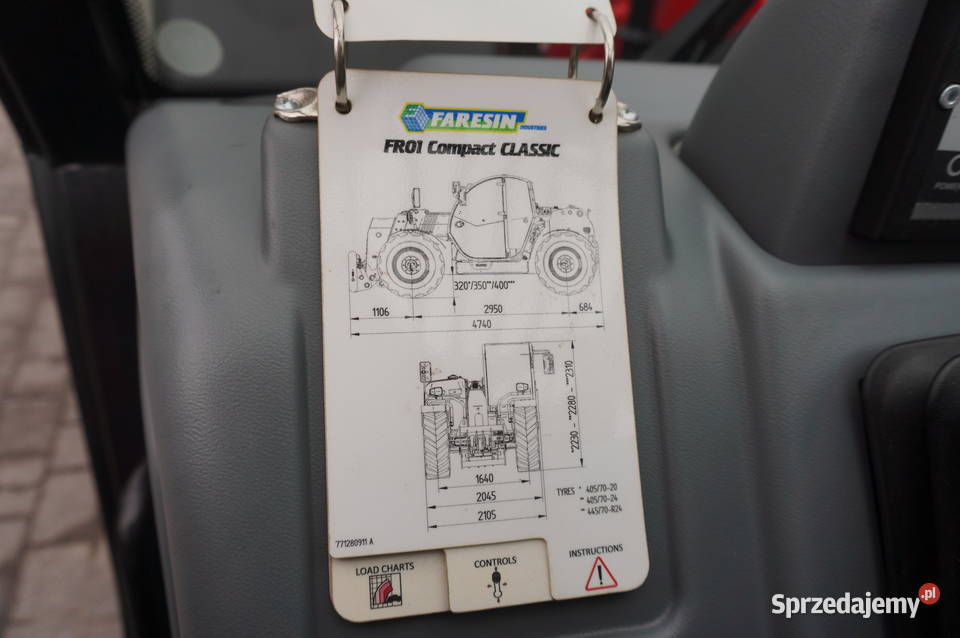 Faresin 730C NOWY Classic 55 550 MTH wysięg 7 m Kraków