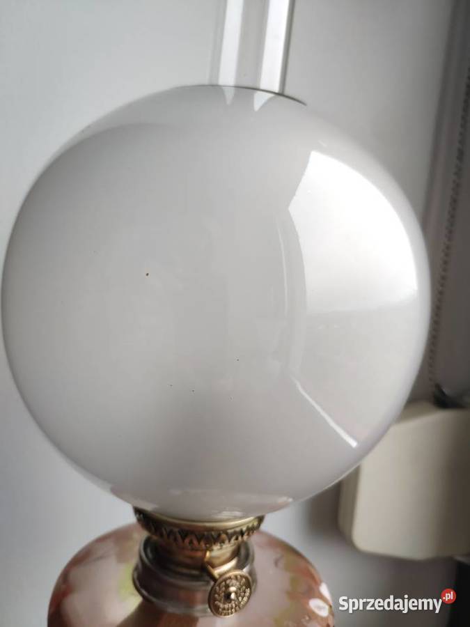 Stara francuska lampa naftowa 33 XIX wiek sprzedam