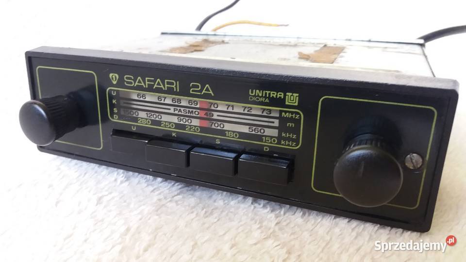 Safari 2 UNITRA Diora Radio samochodowe lata Płońsk sprzedam