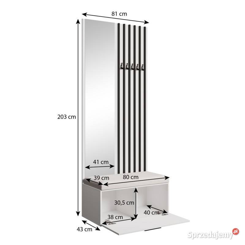Nowość Garderoba Margaret 2 z siedziskiem lustro Sosnowiec sprzedam