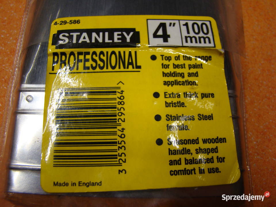 Pędzel Professional STANLEY 100 mm Ref 429586 śląskie Bielsko-Biała