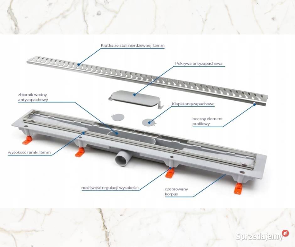 Odpływ liniowy do łazienki Chudej sro 65 Bydgoszcz
