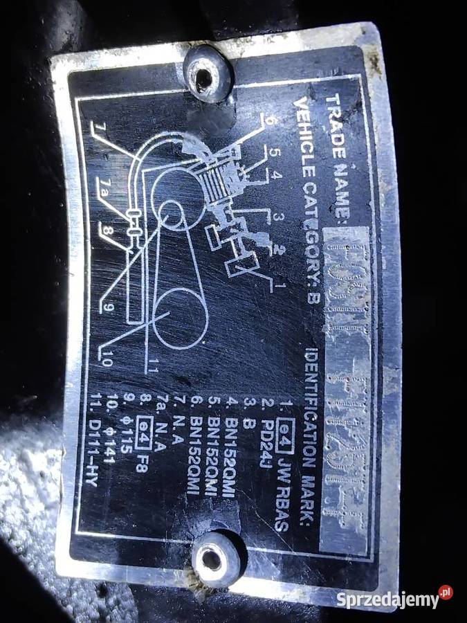 Skuter 125cc bez papierów