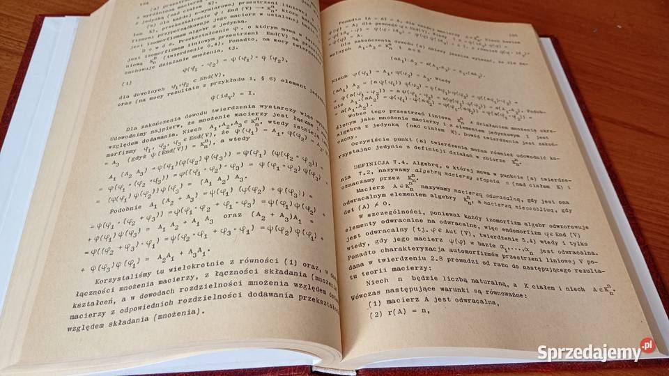 Algebra liniowa z geometrią Andrzej tradycyjny podręcznik Podręczniki
