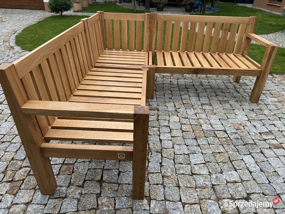 Narożnik ogrodowy dębowy 210cm Złochowice sprzedam