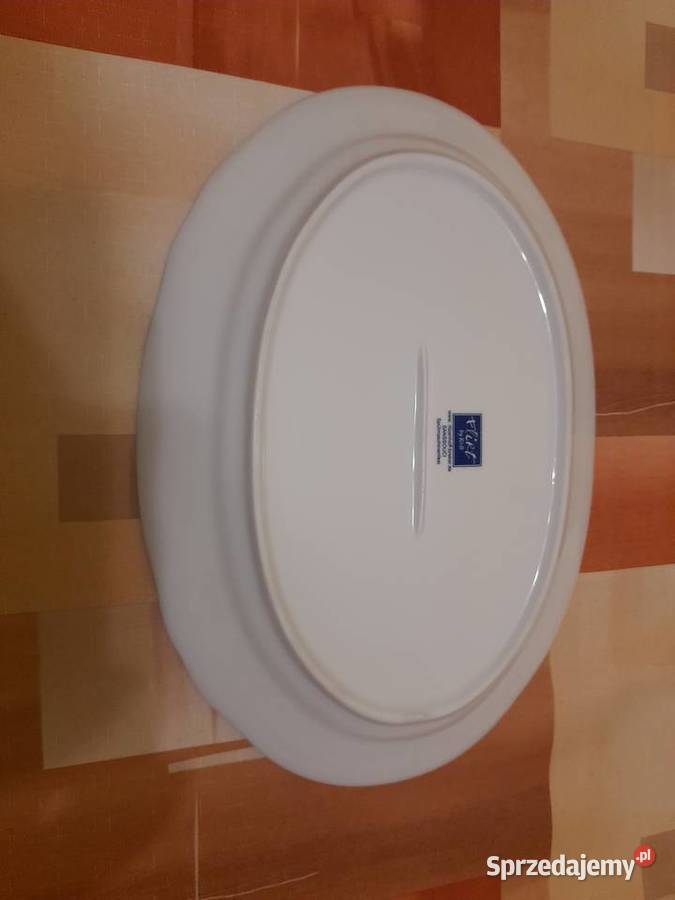 Półmisek porcelanowy z ładnymi zdobieniami Porcelana i szkło Rudnik nad Sanem