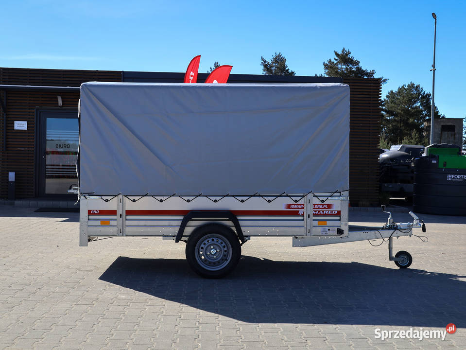 Przyczepka samochodowa TEMARED PRO 2612R 264x126 1 Burtowe i plandeki Czeberaki