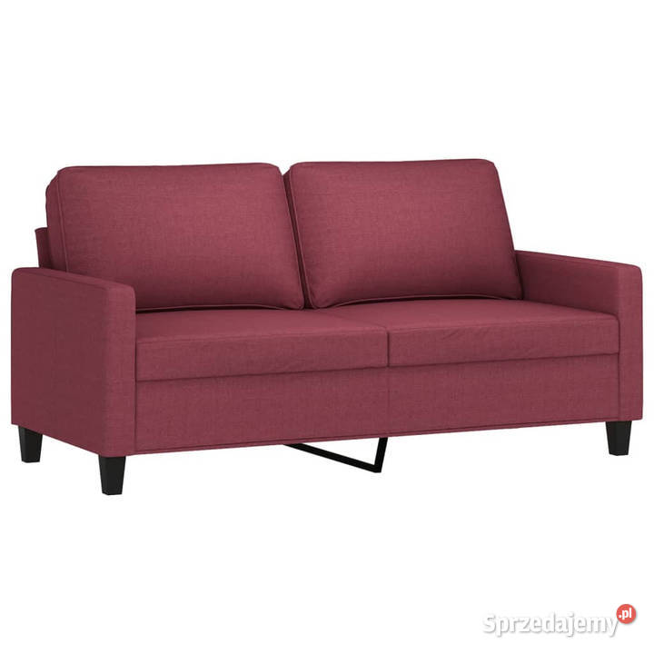 Sofa 2osobowa winna czerwień 140 tapicerowana mazowieckie Warszawa sprzedam