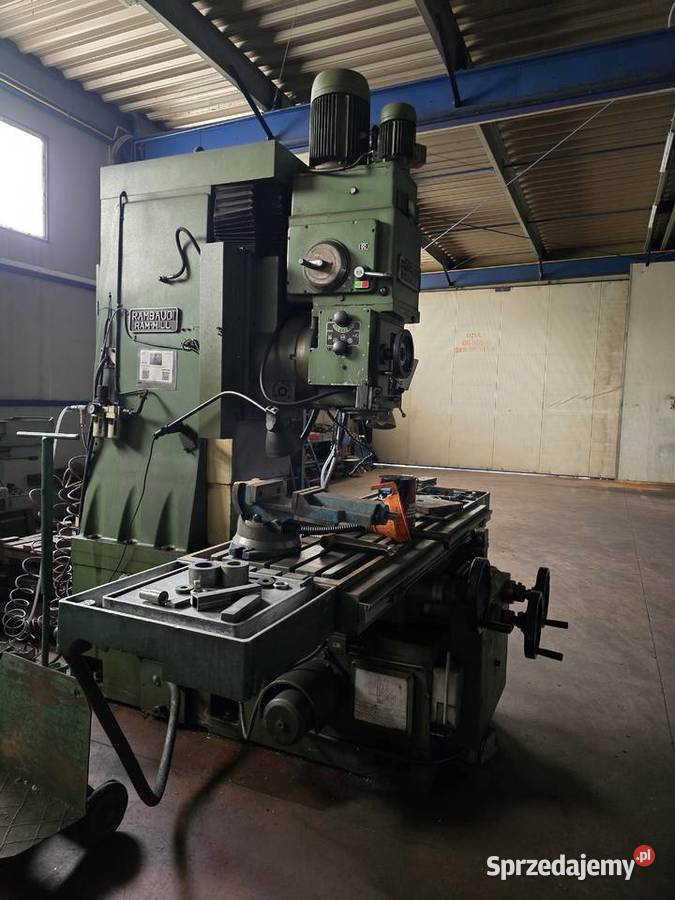 Frezarka pionowa głowicowa Rambaudi RAMMill Wykroty