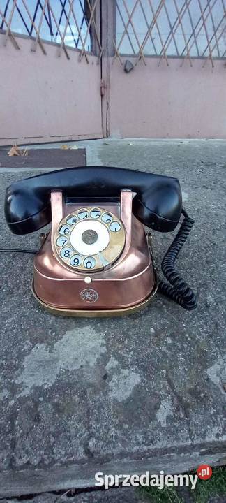 Telefon miedziano mosiezny Jasło