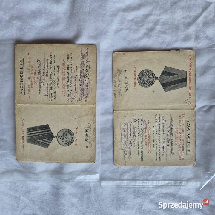 Nadania Warszawa Berlin na jedną osobę 1946r