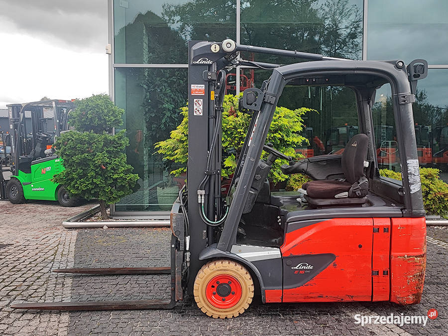 Wózek widłowy elektryczny Linde E1602 16 t Linde Kęty