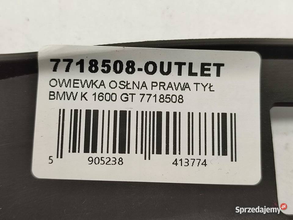 OWIEWKA OSŁONA PRAWY TYŁ BMW K1600 GT 20102016