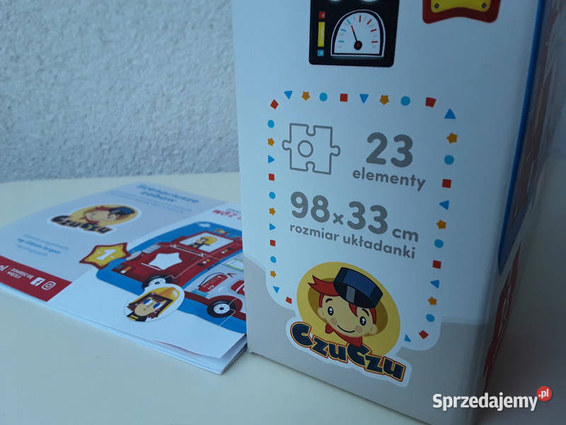 Puzzle dzieci 2 Wóz strażacki 23 elementy