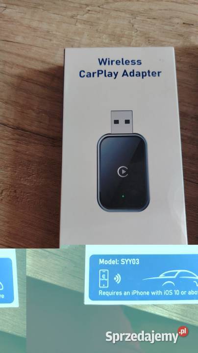 nowy adapter wireless CarPlay adapter do lubuskie Kostrzyn nad Odrą