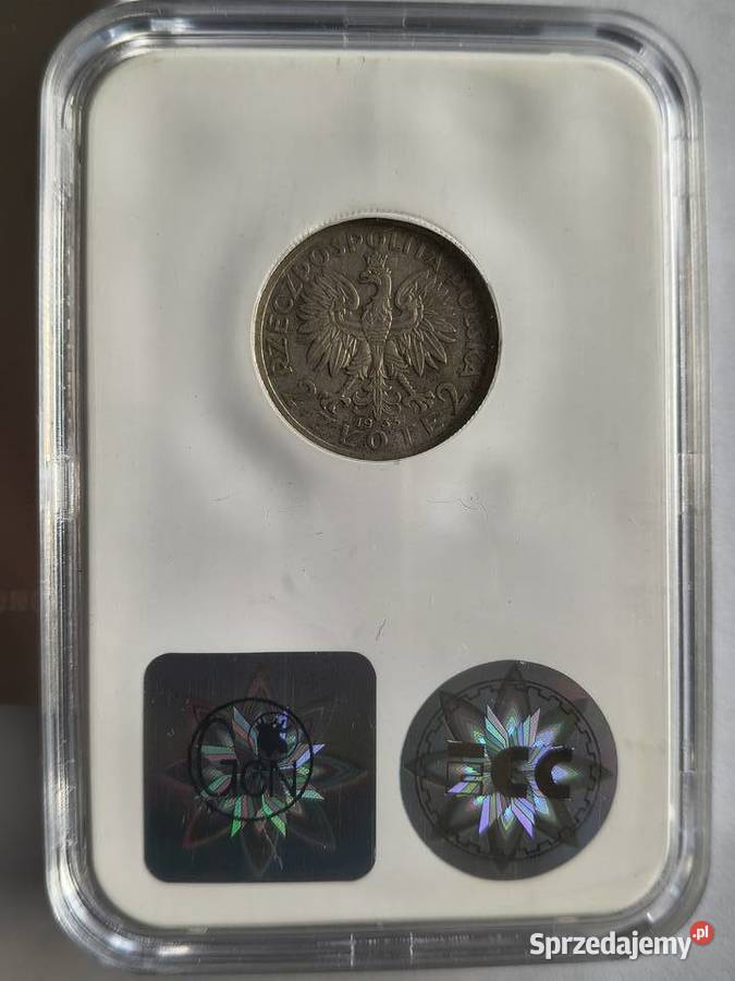 2 1933 Polonia grading GNC nota AU53 Szczecin