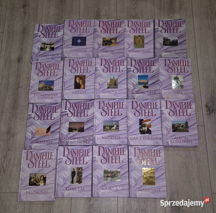 Daniele Steel książki zestaw 19 tomów Kultura i Rozrywka Łódź